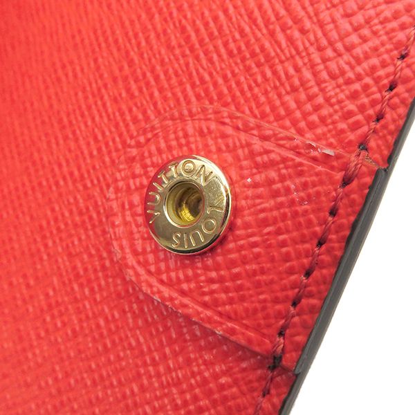 Louis Vuitton Bifold Wallet Portefeuille Lisa Monogram Canvas Tonic Orange Gold