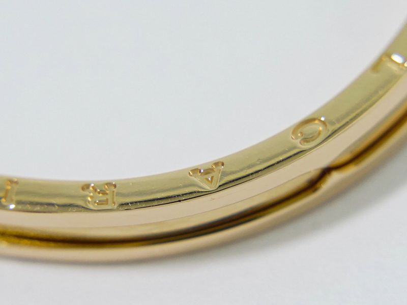 Authentic Bulgari Bvlgari B-zero1 750 PG Bangle Pink Gold Accessories Jewelry