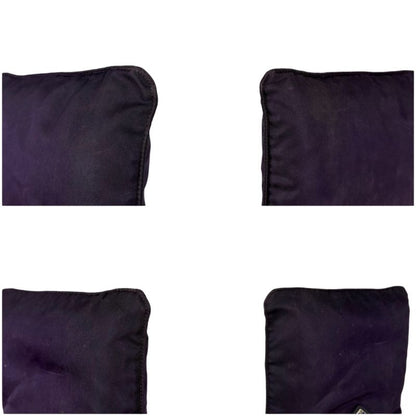 Prada Mini Shoulder Bag Pochette Triangle Logo Purple Tessuto Nylon