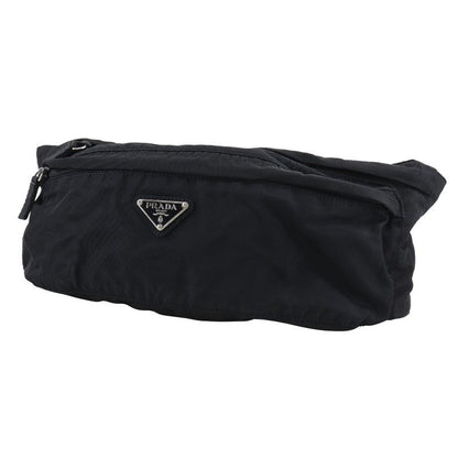 Prada Waist Pouch Nylon NERO Black Unisex Body Bag