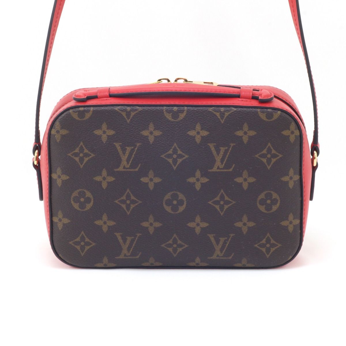 Louis Vuitton Monogram Saintonge Coquelicot Shoulder Bag