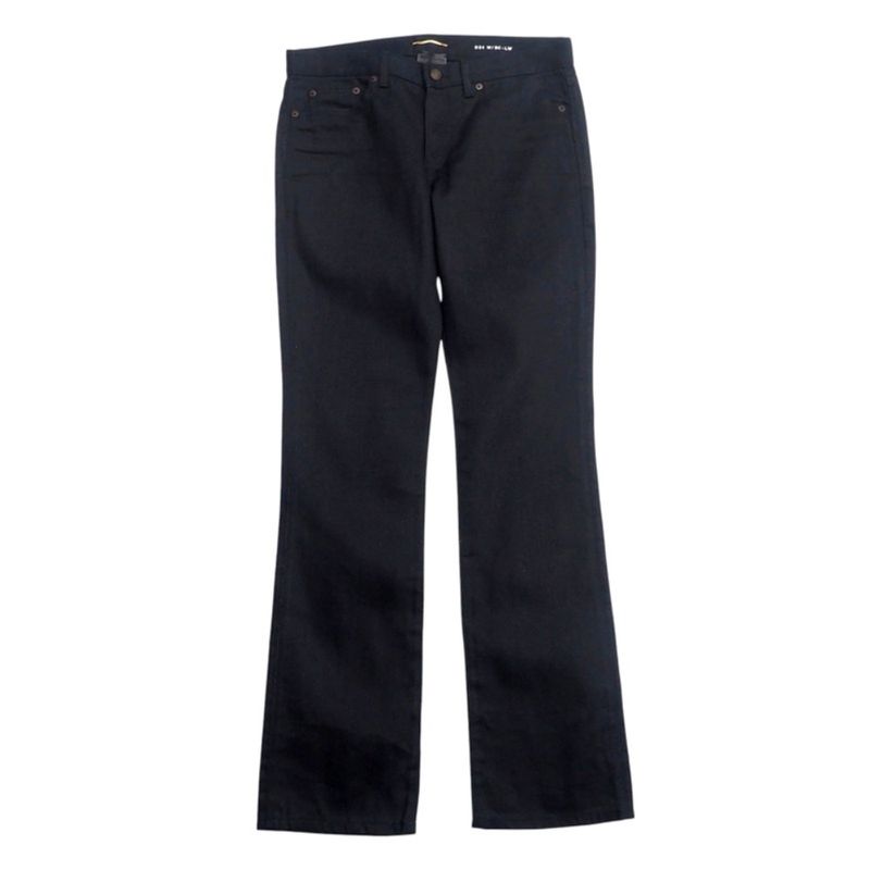 Saint Laurent Paris Denim Pants Size 30 (170 70Y) Black Denim Skinny Pants