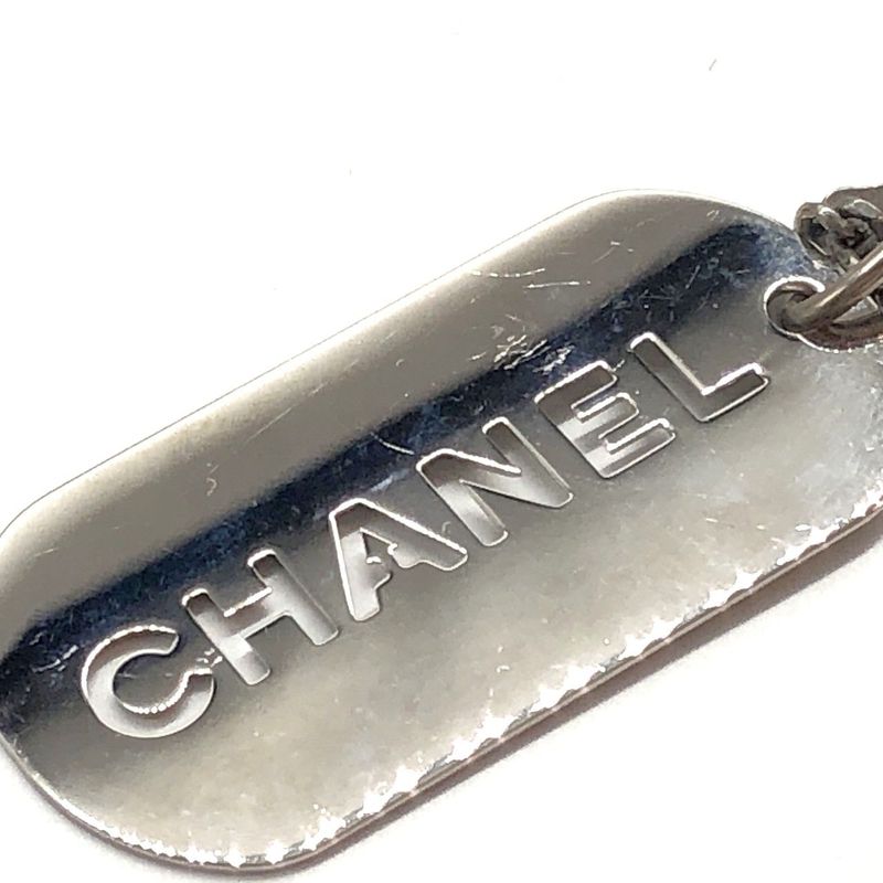 Chanel Bag Charm Silver Color Used 005985
