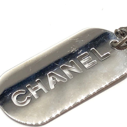 Chanel Bag Charm Silver Color Used 005985