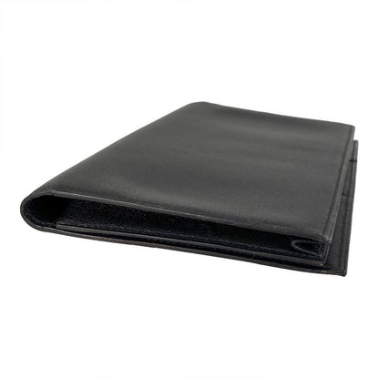 Hermes Bifold Billfold Black Wallet
