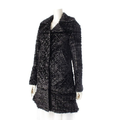 Chanel 13-14aw Wool Nylon Metallic Earth Button A-line Jacket Outerwear P46961