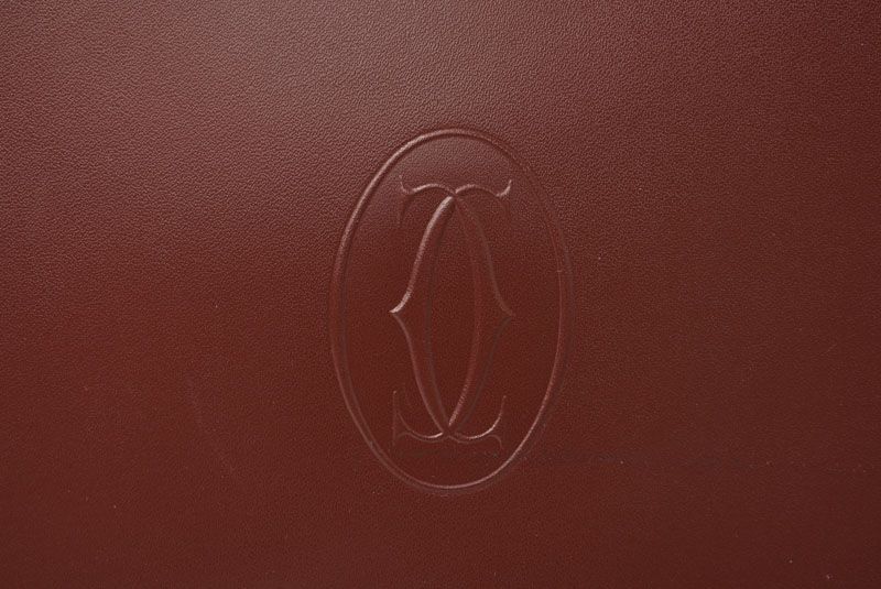 Cartier Clutch Bag Must Line Cartier Men's Bag Leather Bordeaux L1000060
