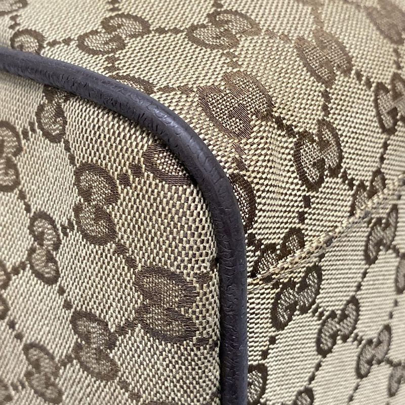Gucci Boston Bag GG Patternsherry (web) 153240 Dark Brown X Beige X Multi Main