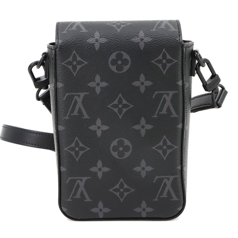 Louis Vuitton Monogram Eclipse S-lock Vertical Wearable Wallet Shoulder 90297978