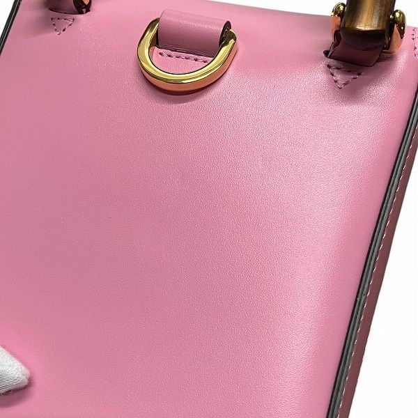 Gucci Bamboo 702106 3WAY Backpack Bag Shoulder Bag Handbag Women