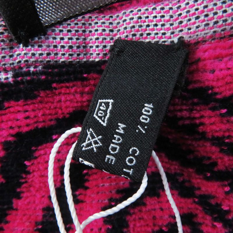 CHANEL 19S Coco Mark Allover Pattern Beach Towel Navy Pink 99 X 196cm (77.17in)