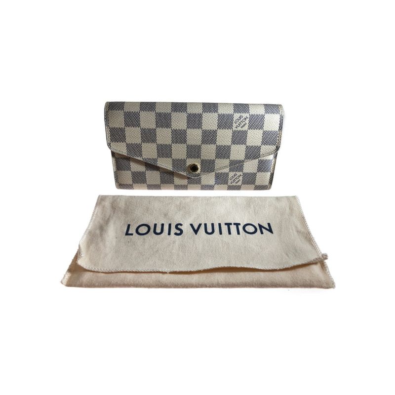 Louis Vuitton Damier Azure Portefeuille Sarah Long Wallet N63208