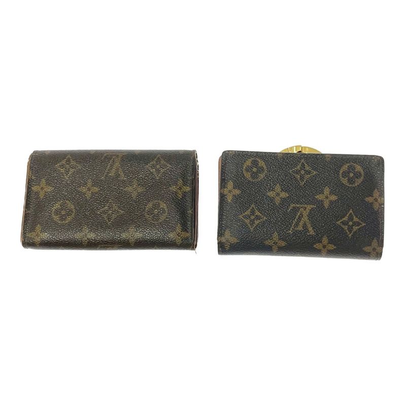Louis Vuitton Monogram PVC Wallet 5-Piece Set Brown 414881 Long Wallet