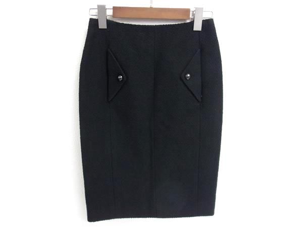 Chanel P43652v31747 Coco Mark Cotton Setup Jacket Skirt Size 34 36