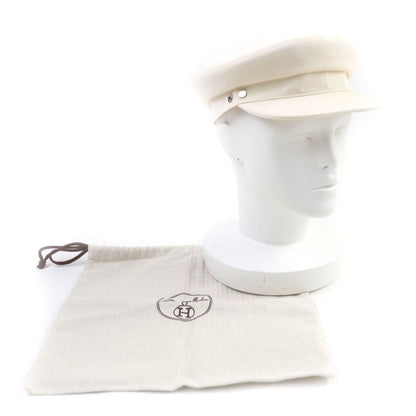 Hermes Vauban 100% Cotton Serie Hardware Attached Casket Ivory 58 Storage With