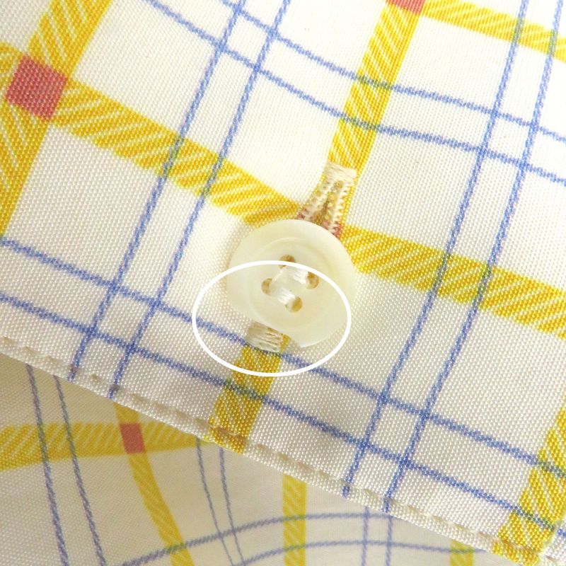 LOEWE 22SS H526y05w76 Silk Cotton Anagram Stamped Long Sleeve Shirt White