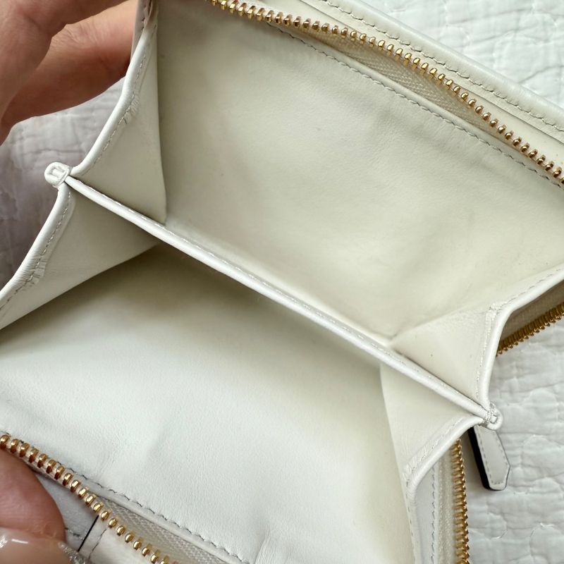 Prada Bifold Wallet Triangle Logo Plate Triangle Logo City Calf Tab 1ml018