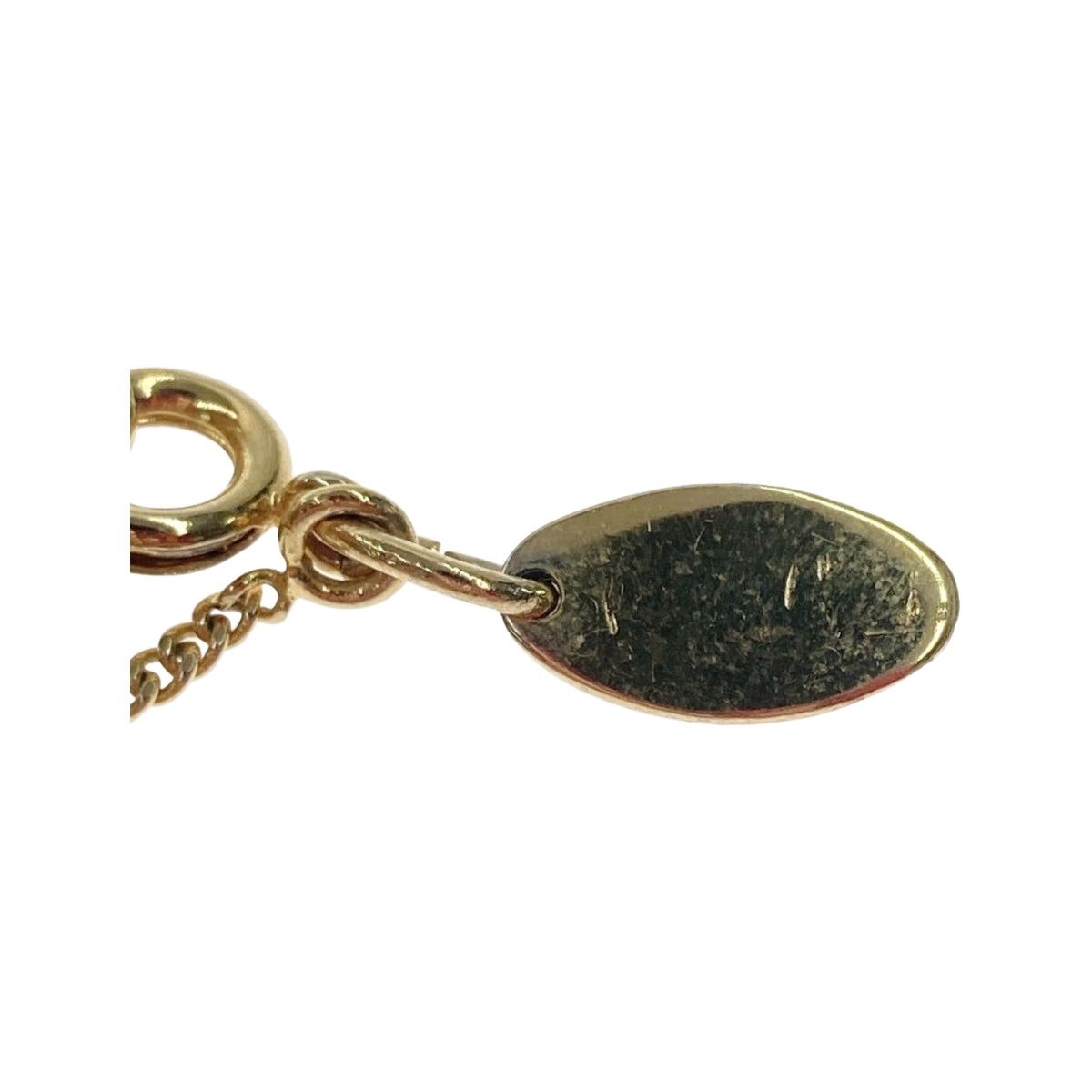 Chanel Mini Nico Mark Necklace Gold