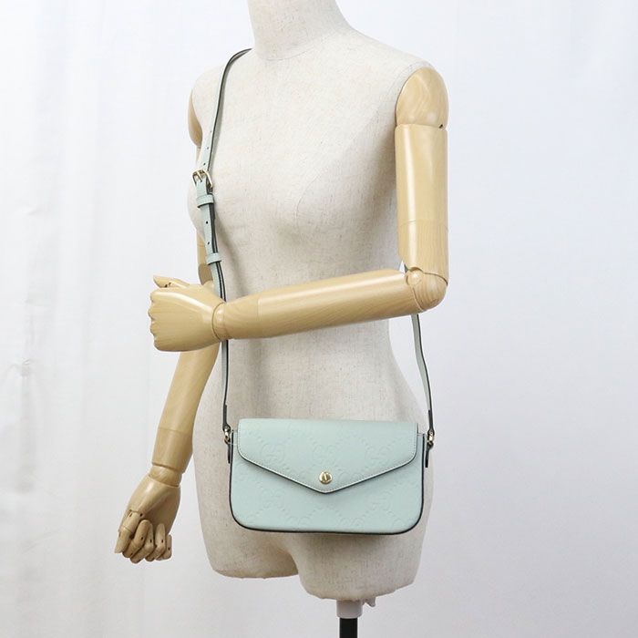 Gucci GG Super Mini Shoulder GG Super 772794 Crossbody Shoulder Bag Leather