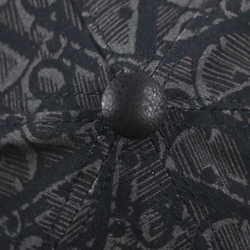 DIOR Homme 933c902h4835 Oblique Leather Use Hat Baseball Cap Dark Gray L Made