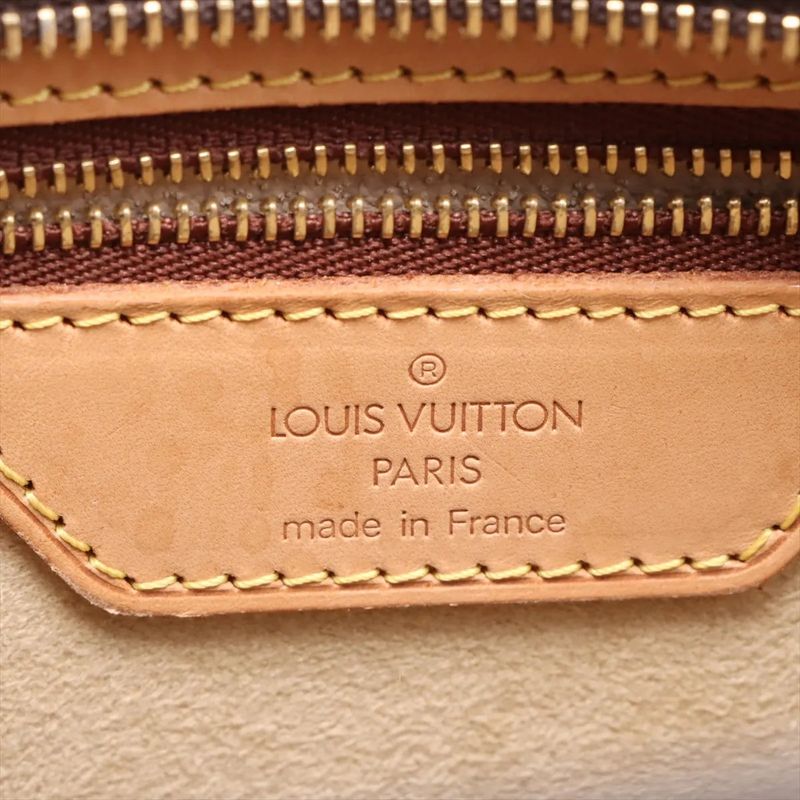 Louis Vuitton Monogram Luko M51155 Leather Tote Bag Shoulder Hand A4 Brown