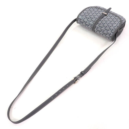 Goyard Ap111696 Belvedere PM Logo Hardware Allover Flap Shoulder Bag Grayish