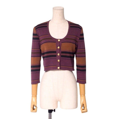 Gucci Ensemble Size M Knit Short Length Cardigan Short Sleeve Sweater Tops