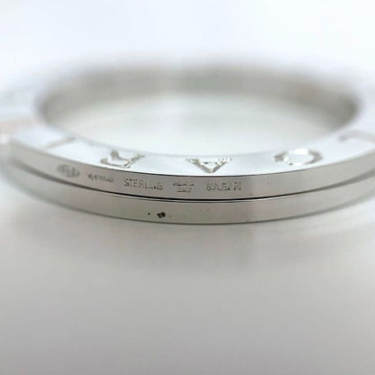 Bulgari Key Ring Silver Logomania Polished Ag 925