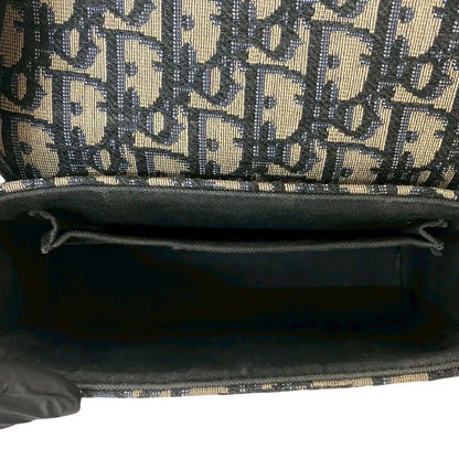 Christian Dior Trotter 30 Montaigne Oblique Leather Canvas Mini Shoulder Bag