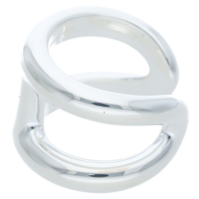 Hermes Osmose GM Osmose GM Silver Ring Men's 54 14