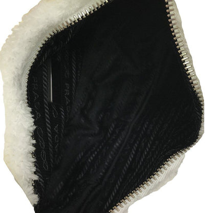 Prada Re-edition 2000 Spugna 1ne515 Terry Mini Shoulder Bag - White - Women