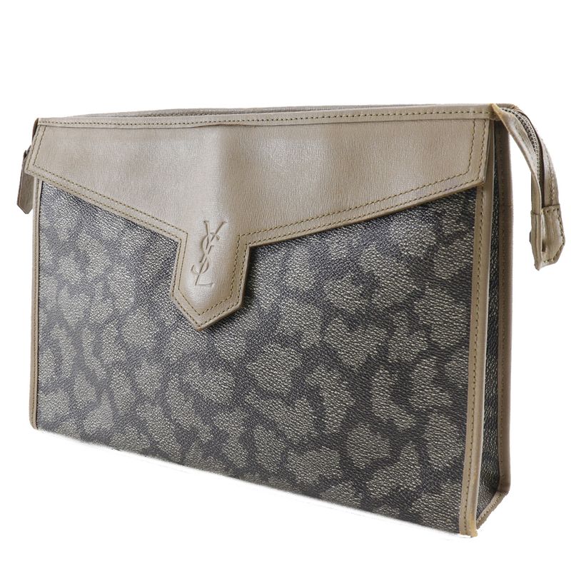 YVES Saint Laurent Yves Saint Laurent Leather Unisex Second Bag