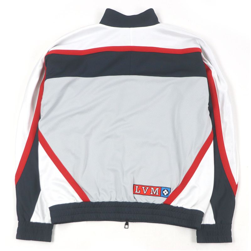 Louis Vuitton 2022 Embellished LV Graphic Hockey Track Blouson Jacket Jersey