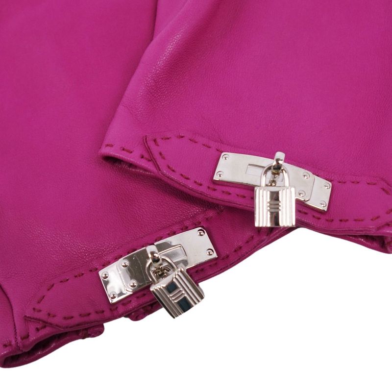 Hermes Gloves Kelly Hardware Cadenas Padlock Lambre