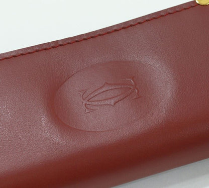 Cartier 4-ribbon Key Case Must Line Calf Bordeaux