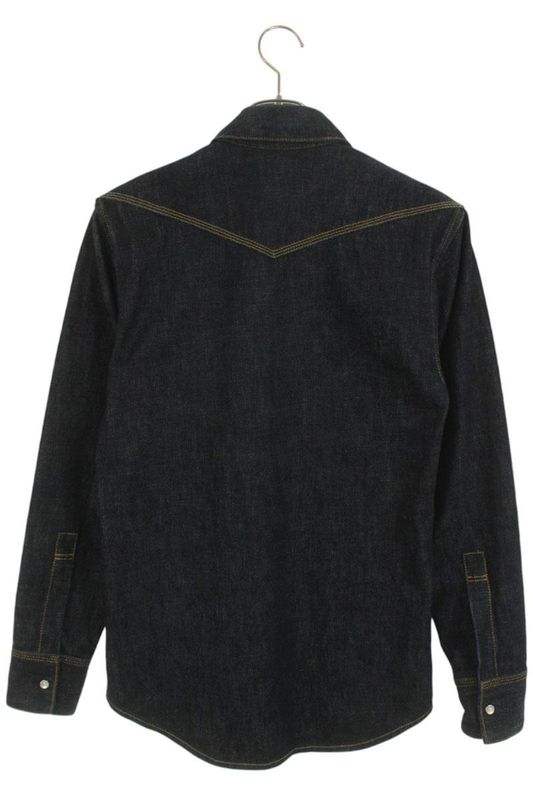 Bottega Veneta 647847 V08y0 Denim Long Sleeve Shirt Men 38