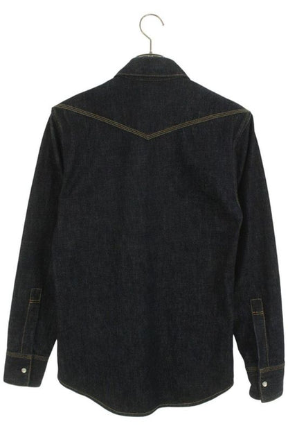 Bottega Veneta 647847 V08y0 Denim Long Sleeve Shirt Men 38