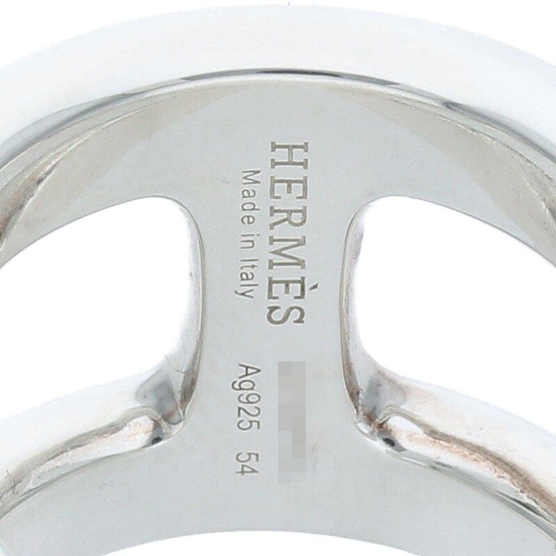 Hermes Osmose GM Osmose GM Silver Ring Men's 54 13