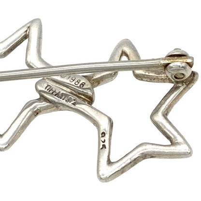 Tiffany & Co Tiffany & Co Triple Star Brooch Sv925 31g Silver