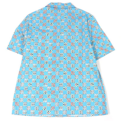 Louis Vuitton 21SS Distorted Damier 100% Cotton Total Pattern Open Collar