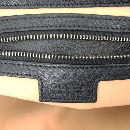 Gucci Aphrodite 767226 Black Shoulder Bag Cuff Leather Women's - Unused