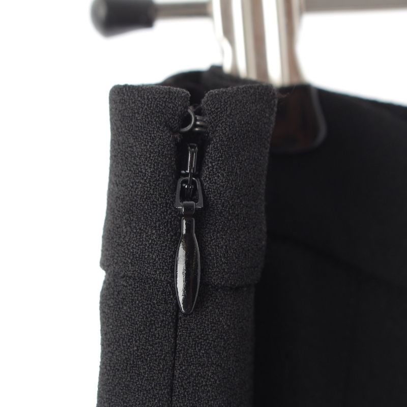 Celine 20SS Acetate Rayon Pleated Skirt 2j144865c Black 40