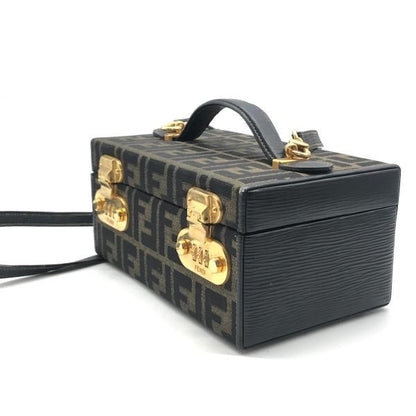 Fendi Zucca Dial Vanity 2-Way Bag