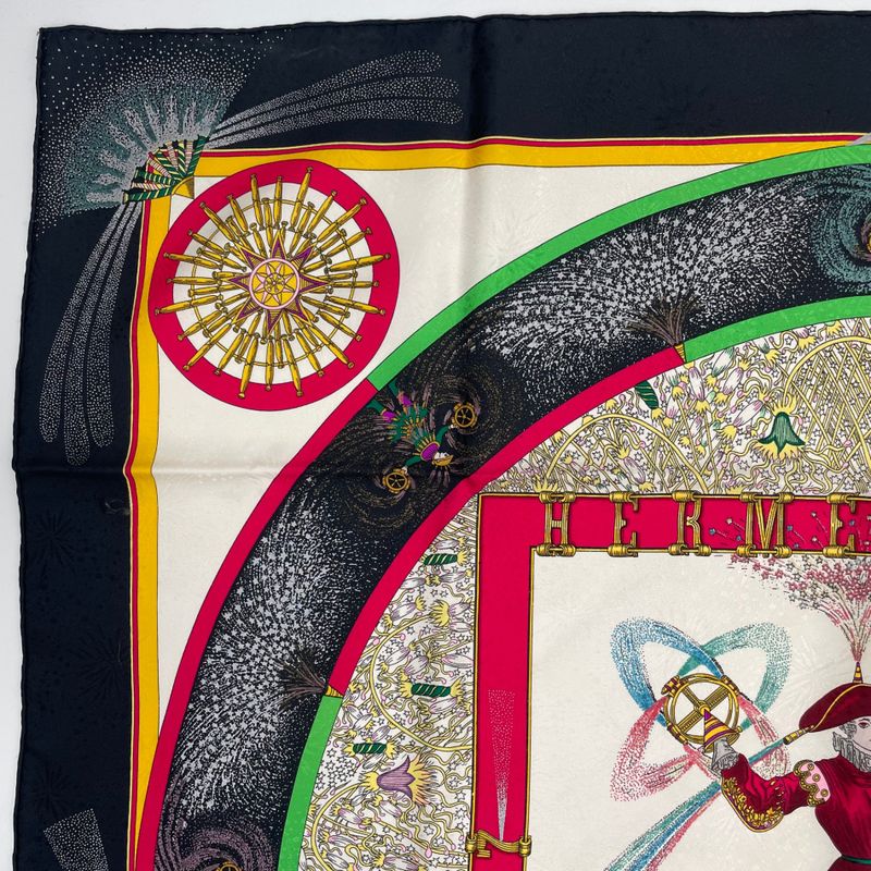 Hermes 150 Years Limited Edition 1987 Carre 90 FEUX D'artifice Fire Of Skill