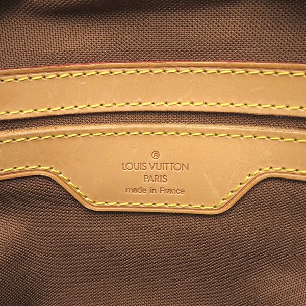 Louis Vuitton Boston Bag Carryall Monogram Canvas Monogram Gold Hardware Brown