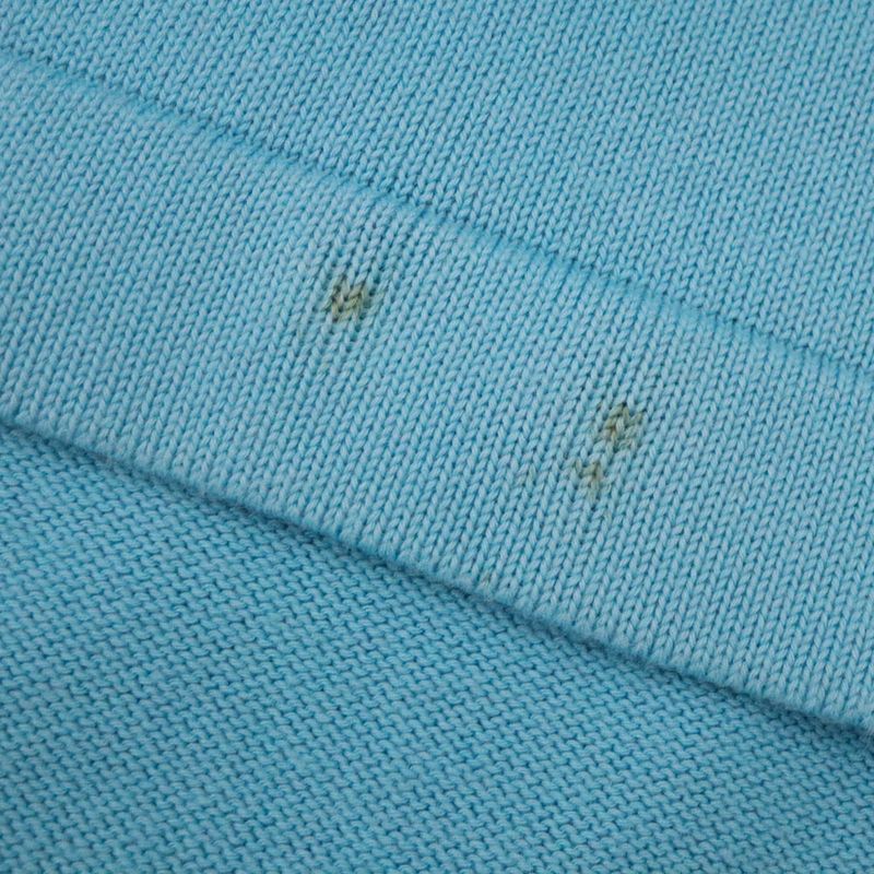 Louis Vuitton Embroidered Signature Short Sleeve Blue Series S Size