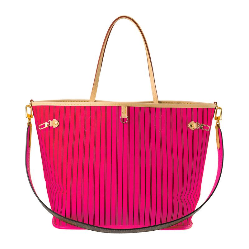 Louis Vuitton Tote Bag Neverfull - Inside Out MM Brown/rose Pondicherry