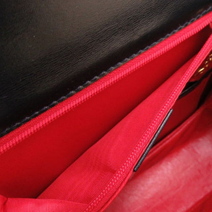 Gucci Bamboo Leather Navy 000 2046 0188 2WAY Handbag Bag 0184 Gucci