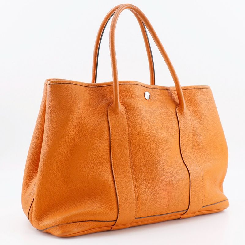 Hermes Garden Party 36 PM Negonda Orange □O Ladies Tote Bag