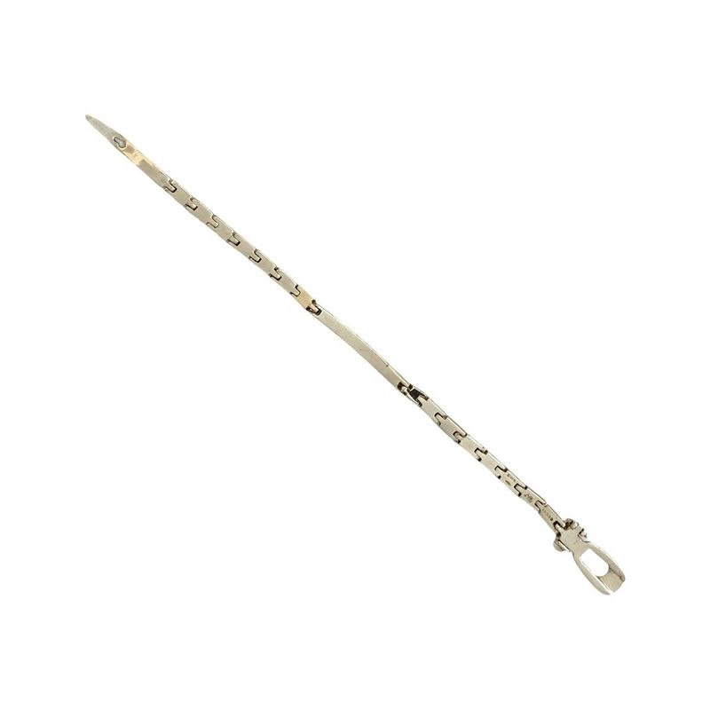 Gucci ID Bracelet Silver 925 Bangle Accessories 474-4
